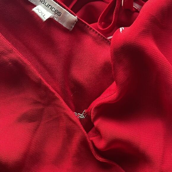 MAURICES floral print v-neck maxi dress - Picture 8 of 8